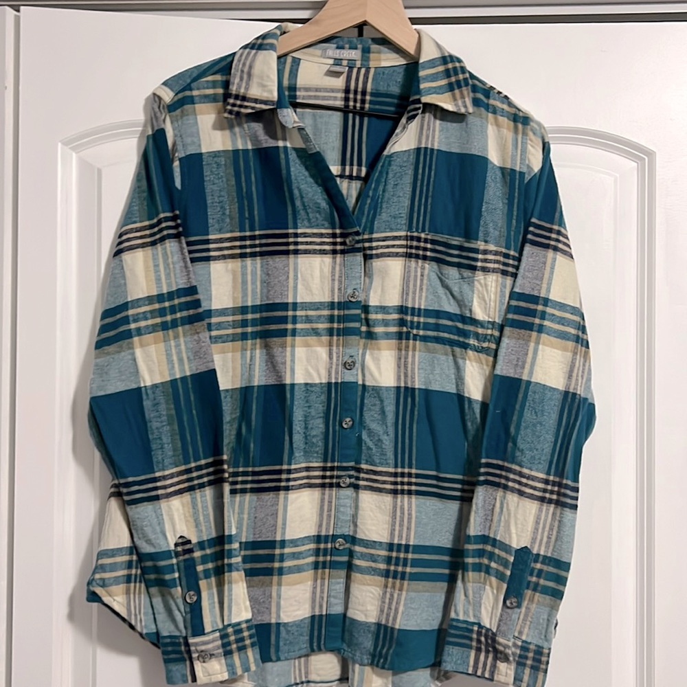 Womens flannel Size L excellent condition